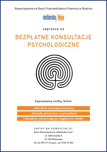 Bezpłatne konsultacje psychologiczne