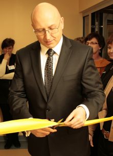 Uroczyste otwarcie Przychodni Rejonowo Specjalistycznej i Przychodni Zdrowia Psychicznego przy ul.Skarżyńskiego 1 w Warszawie.