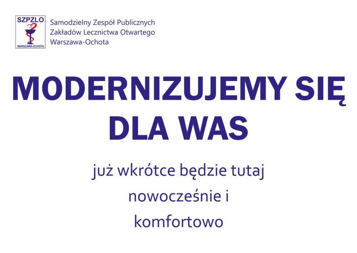 Modernizacja przychodni przy ul. Szczęśliwickiej