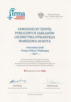 Dobrze Widziana Firma 2017