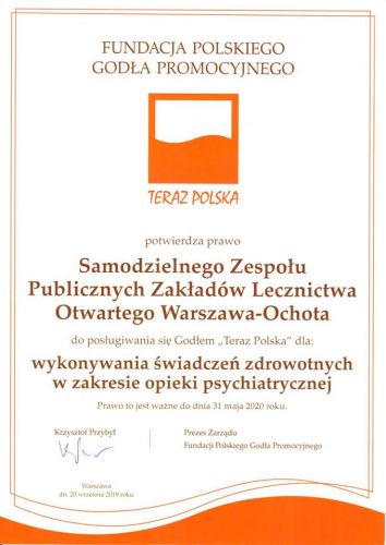 "Teraz Polska" ("Now Poland") Emblem