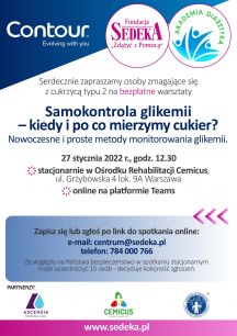 Warsztaty "Samokontrola glikemii"