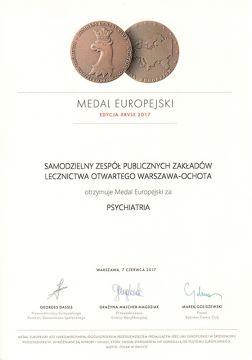 Medal Europejski 2017