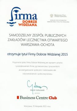 Firma Dobrze Widziana 2015