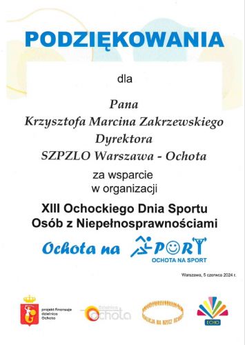 Ochocki Dzień Sportu Osób z Niepełnosprawnościami