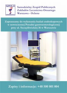 Możliwość wykonania badań endoskopowych